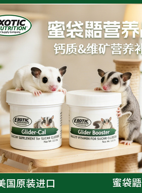 Exotic伊哥硕蜜袋鼯专用钙粉益生菌维生素营养膏粉调理肠胃免疫力