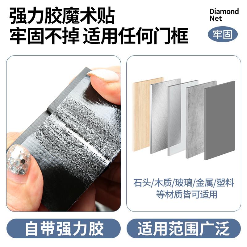 2025新款防蚊门帘高档磁性隔断帘魔术贴沙门透气纱网纱窗金刚纱门