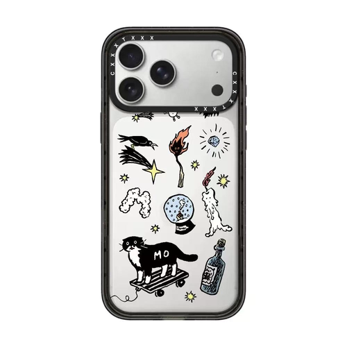 小黑猫乌龟壳C家MagSafe磁吸适用iPhone苹果17promax手机壳16plus/15pro潮牌14创意可爱13网红12明星同款卡通