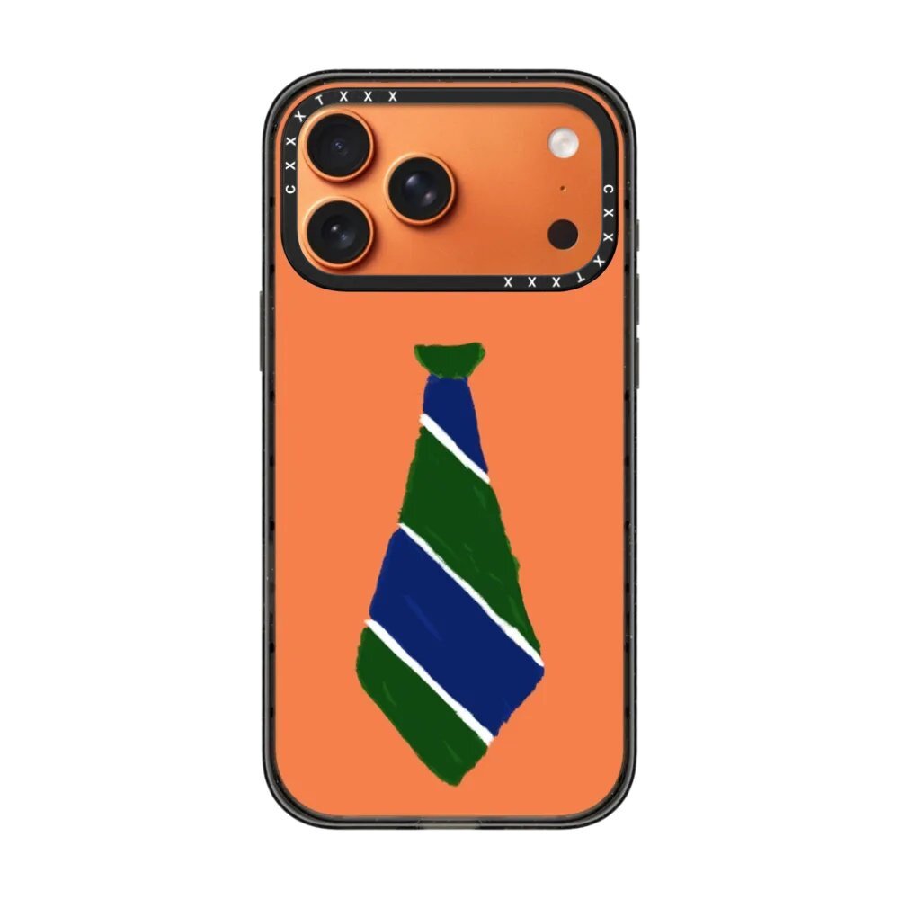 董思成同款领带手机壳17pro适用于iPhone16promax