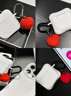白色简约液态硅胶耳机壳适用AirPods Pro2二代保护套AirPods3无线蓝牙苹果AirPods4防摔耳机套女男