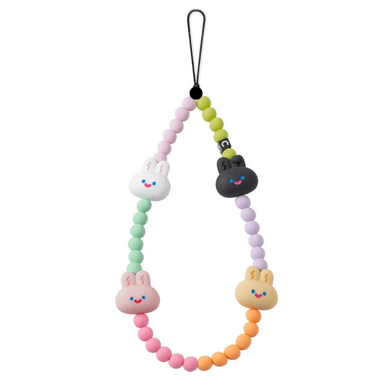 CASE胡萝卜兔子橙色卡通硅胶手机绳腕带挂绳短款便携防丢串珠链绳,3C数码配件,手机挂件/手机链,淘宝优惠券,粉丝福利购,淘宝优惠卷