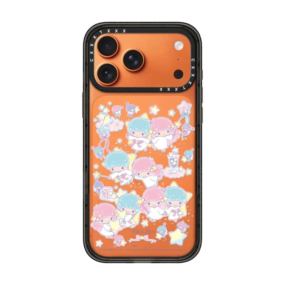 casyetifiy联名Little Twin Stars双子星座手机壳18promax适用苹果iphone17pro防摔16plus磁吸kikilala15pro