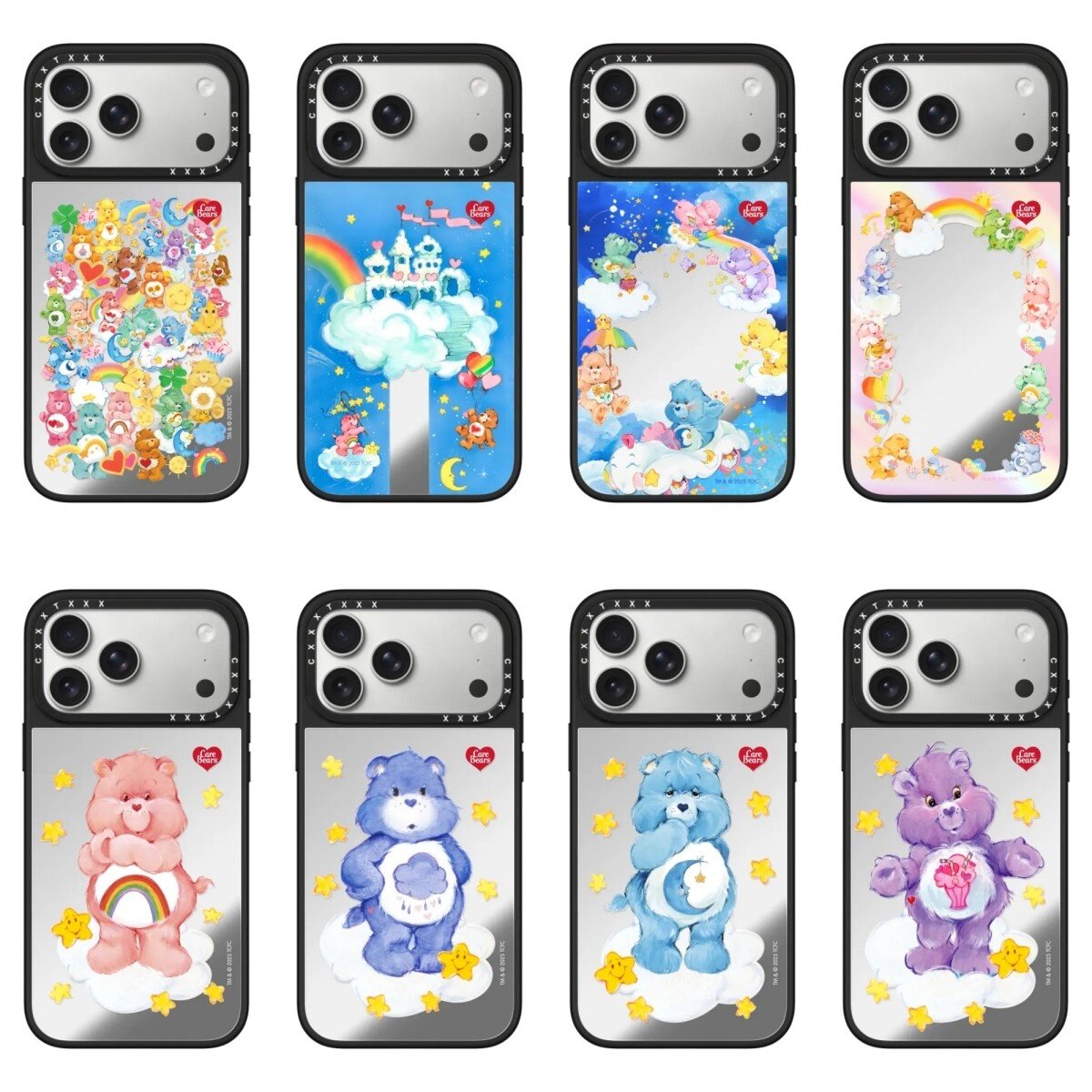 Care Bears爱心彩虹小熊苹果18Promax适用于iPhone17Promax手机壳16pro明星15Pro卡通可爱14/13/12防摔硬壳