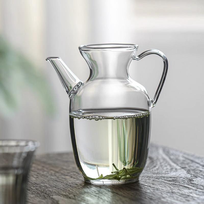 天一丨绿茶泡茶器仿宋玻璃执壶功夫一人饮小茶壶泡茶家用茶杯套装