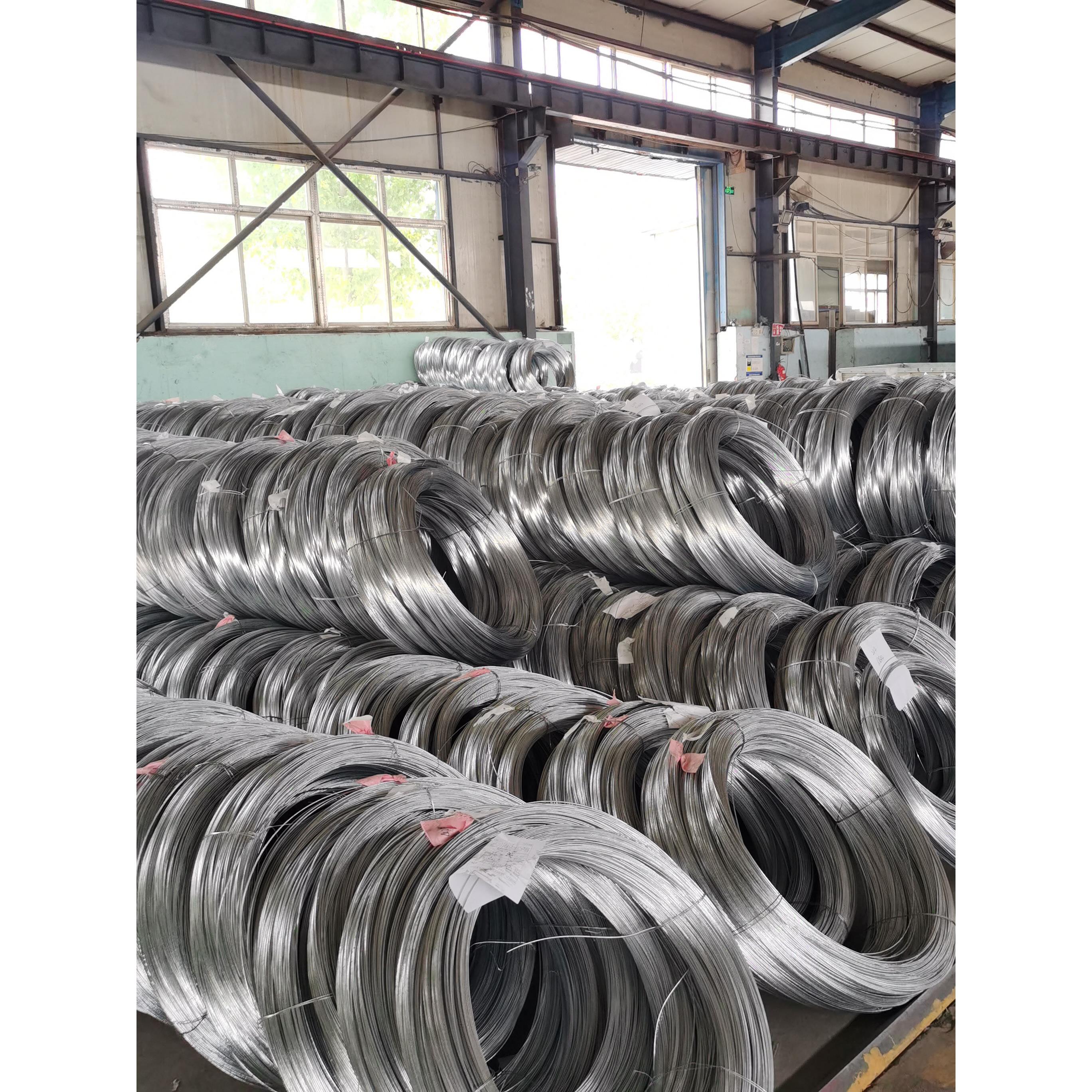 热镀锌钢丝16号12号10号农业用钢丝镀锌防锈钢丝大棚葡萄树搭架丝