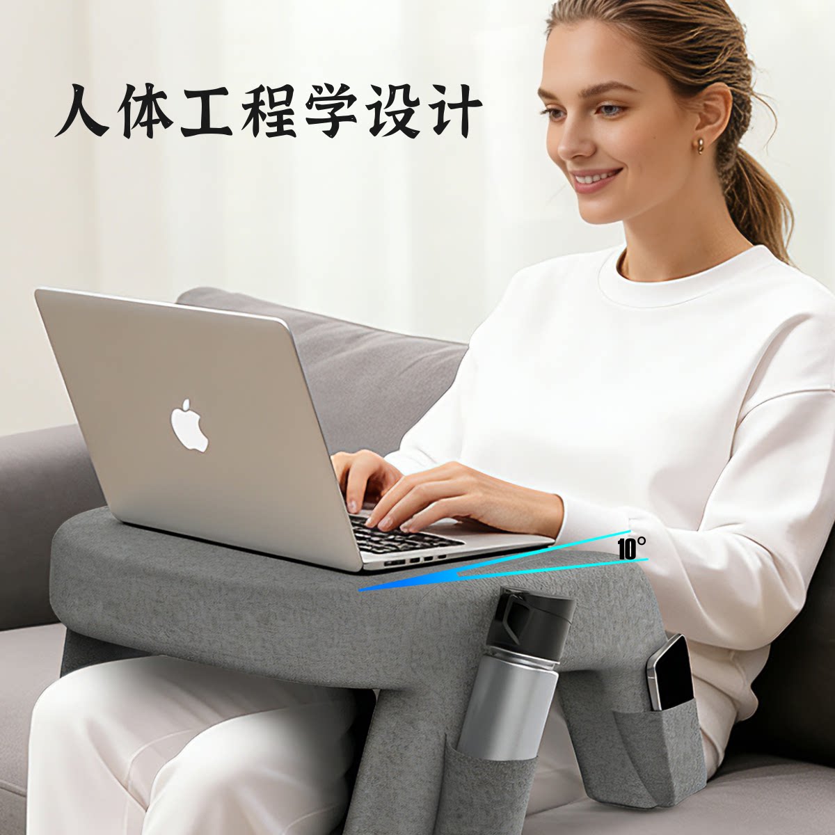 记忆棉护膝枕床上阅读神器