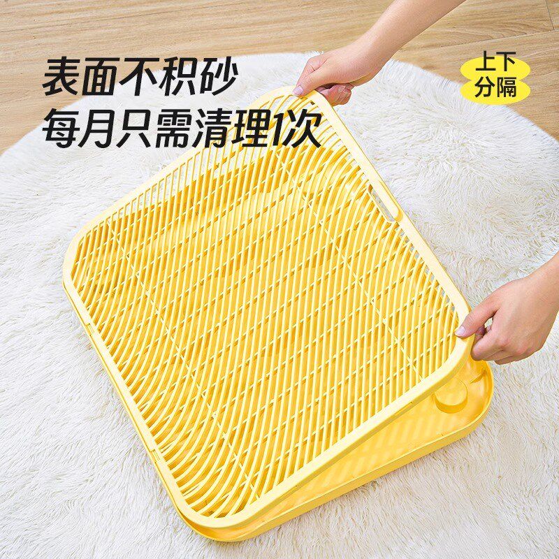 猫砂控砂台猫咪防溅垫子猫砂垫踏板猫砂盆防带出外溅盒双层过滤