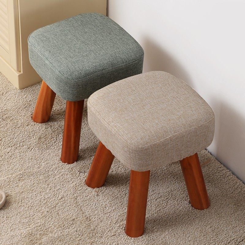 小凳子家用实木换鞋凳方凳矮凳时尚创意穿鞋凳布艺沙发凳儿童板凳,住宅家具,矮凳,淘宝优惠券,粉丝福利购,淘宝优惠卷