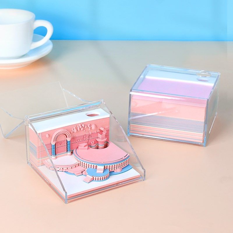 3D立体纸雕便签纸便利贴本送男女朋友情人圣诞爱情可批量定制造型,文具电教/文化用品/商务用品,立体便签/3D纸雕,淘宝优惠券,粉丝福利购,淘宝优惠卷