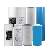 10寸20寸大蓝瓶白瓶大胖PP棉RFC DFX GAC活性炭通用复合滤芯家用