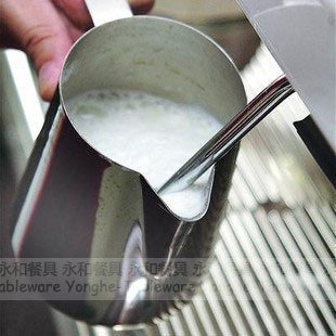 特大号2L不锈钢奶杯尖嘴拉花杯奶茶拉茶壶拉花缸卡布奇诺咖啡器具