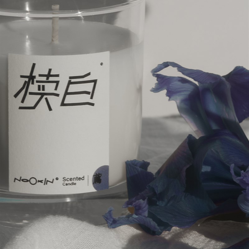 椟白Nookin夜吟鸢尾氛围香氛香薰蜡烛新婚生日礼物200g蜡烛赠香卡
