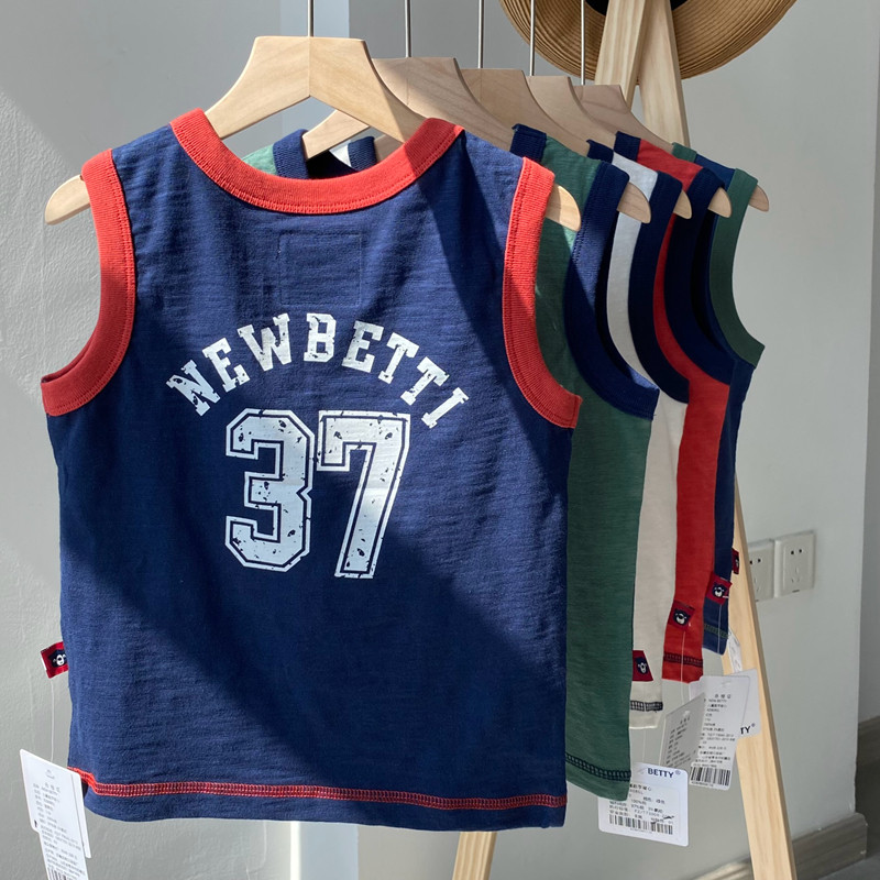 肌理感更强的竹节棉* 透气排湿更舒爽 110-160男童宝宝篮球背心,童装/婴儿装/亲子装,背心吊带,淘宝优惠券,粉丝福利购,淘宝优惠卷