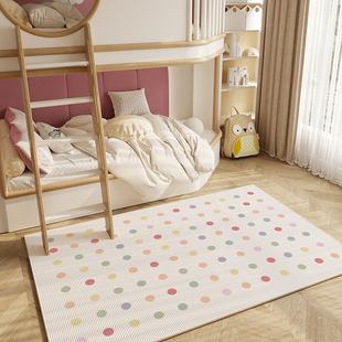 卡通地毯儿童卧室女孩读书角玩具房游戏玩耍垫子儿童房阅读区地垫