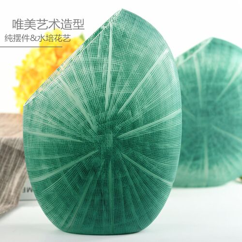 高级感艺术花瓶装饰摆件欧式客厅家居餐桌茶几样板房软装创意花器