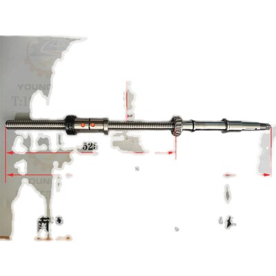 南通科技 五山 力科XK5040数控铣床3206*862横向内循环滚珠丝杆