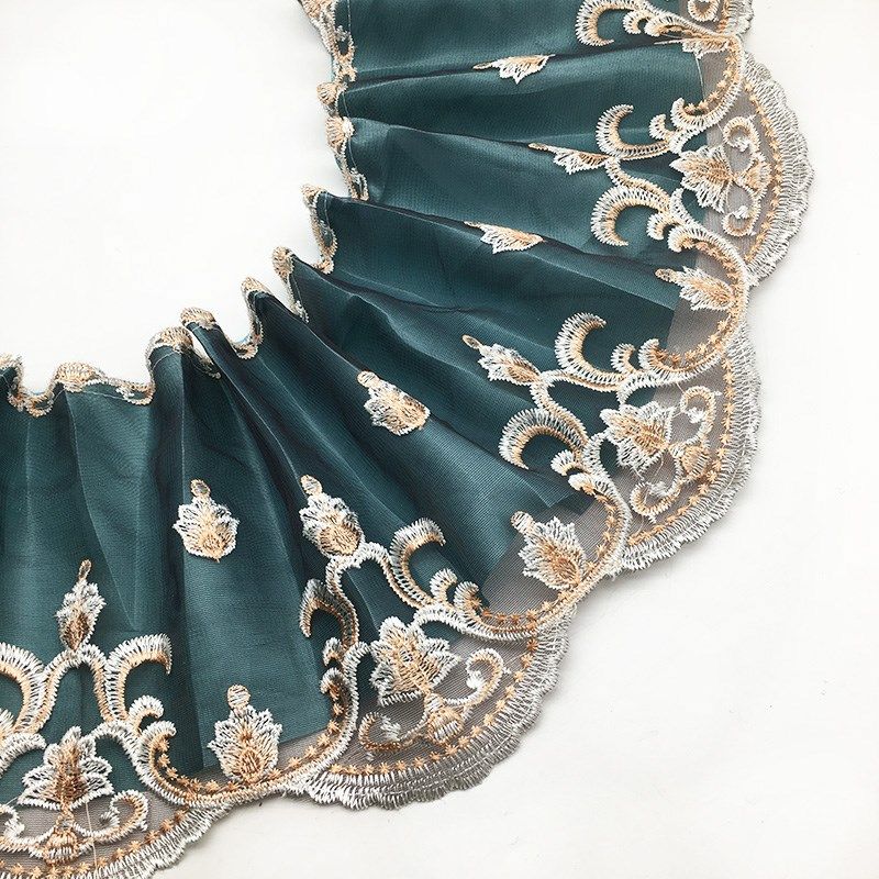 新款24厘米双层带衬布蕾丝花边沙发下摆裙边辅料窗帘帘头帘幔加宽,居家布艺,花边/蕾丝,淘宝优惠券,粉丝福利购,淘宝优惠卷