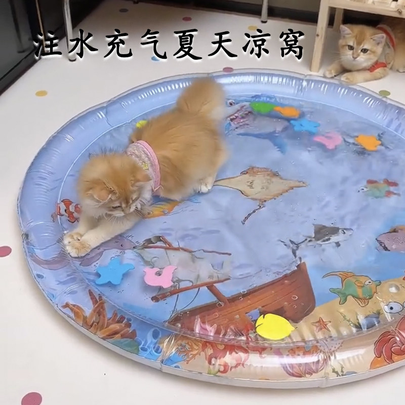 猫窝夏季冰窝拍拍水垫宠物用垫子降温充气注水垫猫咪玩具自嗨解闷,宠物/宠物食品及用品,猫窝/屋/帐篷/沙发,淘宝优惠券,粉丝福利购,淘宝优惠卷
