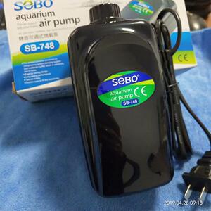 静音鱼缸增氧泵搭配双孔充气泵 SOBO松宝水族箱制氧机配件选择