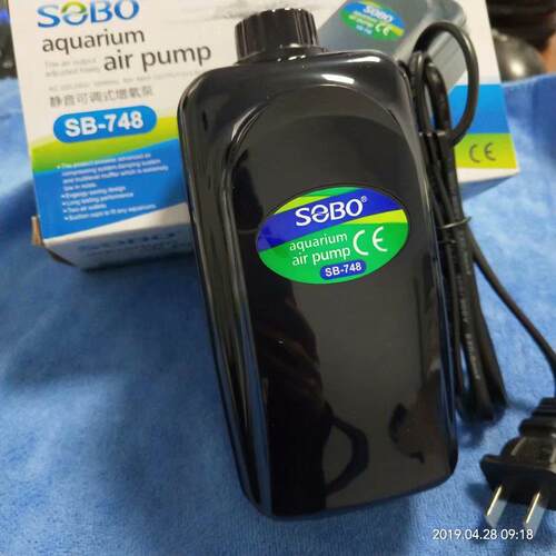 静音鱼缸增氧泵搭配双孔充气泵 SOBO松宝水族箱制氧机配件选择