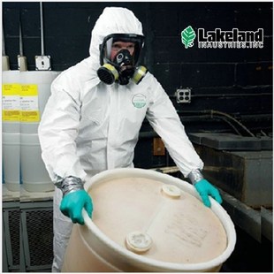 雷克兰-AMN428E带帽连体防护服防粉尘防液体飞溅限次使用型连体服