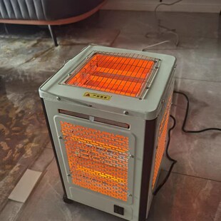 小太阳速热取暖炉电热扇烧烤型烤火炉五面取暖器四面电烤炉电暖气