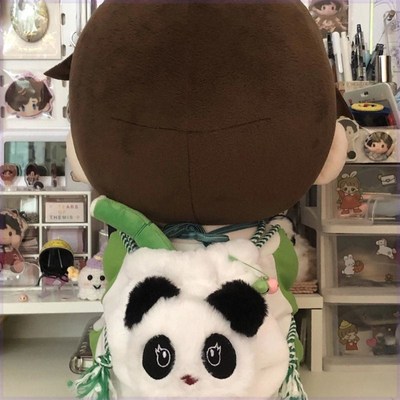 棉花坐姿一番赏40CM娃衣40厘米娃衣熊猫爬爬服套装无属性可爱卡通