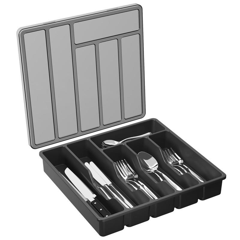 采购产品厨房筷子,餐具,有盖的抽屉收纳盒,防尘家用多功能银器