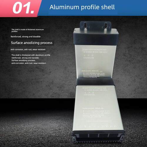 防雨电源400W12V发光字符变压器200350 W24V400W工程照明Led驱动