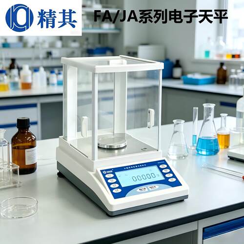 上海精其FA2204T/FA3204N/FA2204N万分之一电子分析天平精度0.1mg