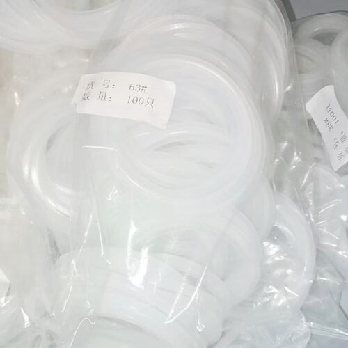 100装食品卫生级卡箍垫片不锈钢快装垫片O型卡盘硅胶密封圈硅胶垫