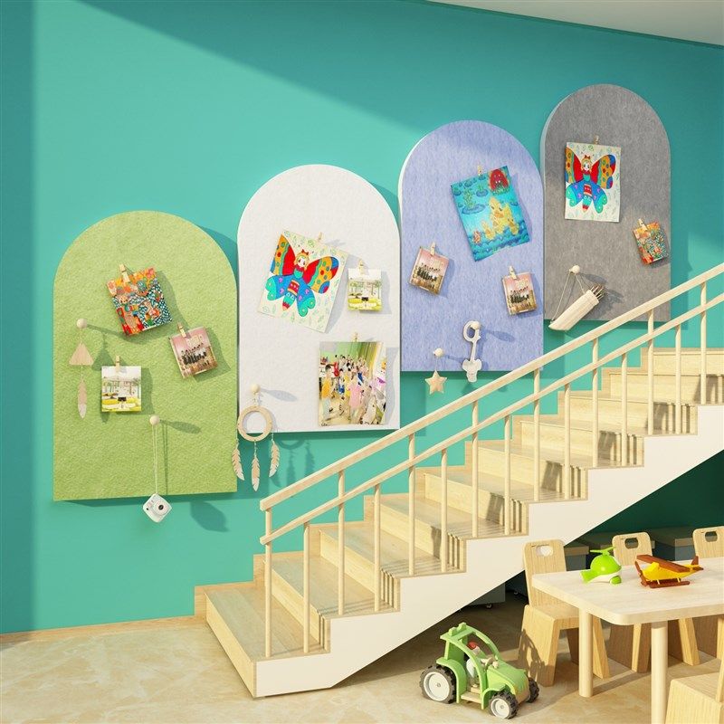 毛毡宣传墙贴幼儿园环创主题成品环境布置材料作品展示栏装饰楼梯,家居饰品,文化墙贴,淘宝优惠券,粉丝福利购,淘宝优惠卷