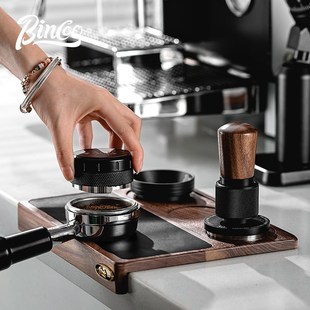 bincoo定力压粉锤防压偏意式咖啡机30磅恒力压粉器三件套51/58mm
