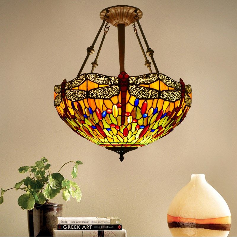 新款地中海彩色玻璃蒙古包卧室过道走廊反吊灯具餐厅酒店花色吊灯,家装灯饰光源,客厅吊灯,淘宝优惠券,粉丝福利购,淘宝优惠卷