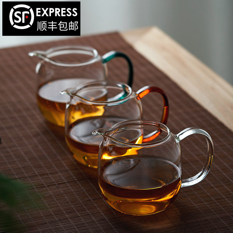 北大史 玻璃分茶器 公杯手工吹制耐热透明茶海功夫茶具玻璃公道杯,餐饮具,公道杯,淘宝优惠券,粉丝福利购,淘宝优惠卷