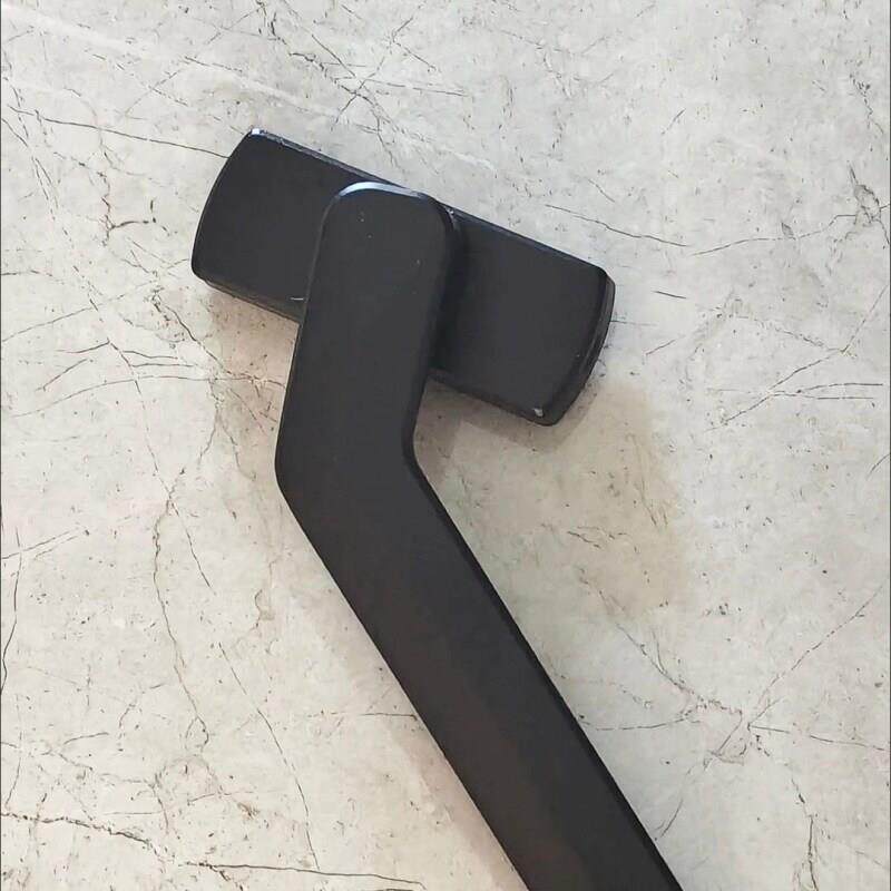 金刚网纱窗锁扣歪柄拉手直柄把手传动把手平开窗窗执手拉手锁内外