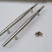 大门 不锈钢化玻璃门大拉手 木门把手 有框无框玻璃门拉手 双尖