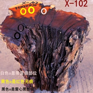 雷击枣木手串雷击桃木手链自然雷纹雷心黑料珠子男女文玩佛珠包邮