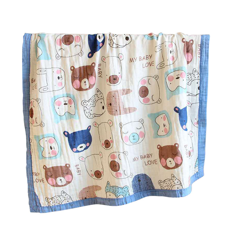 婴儿用品纱布浴巾纯棉6层童被新生儿柔软纱布盖毯儿童空调被加大,婴童用品,浴巾,淘宝优惠券,粉丝福利购,淘宝优惠卷