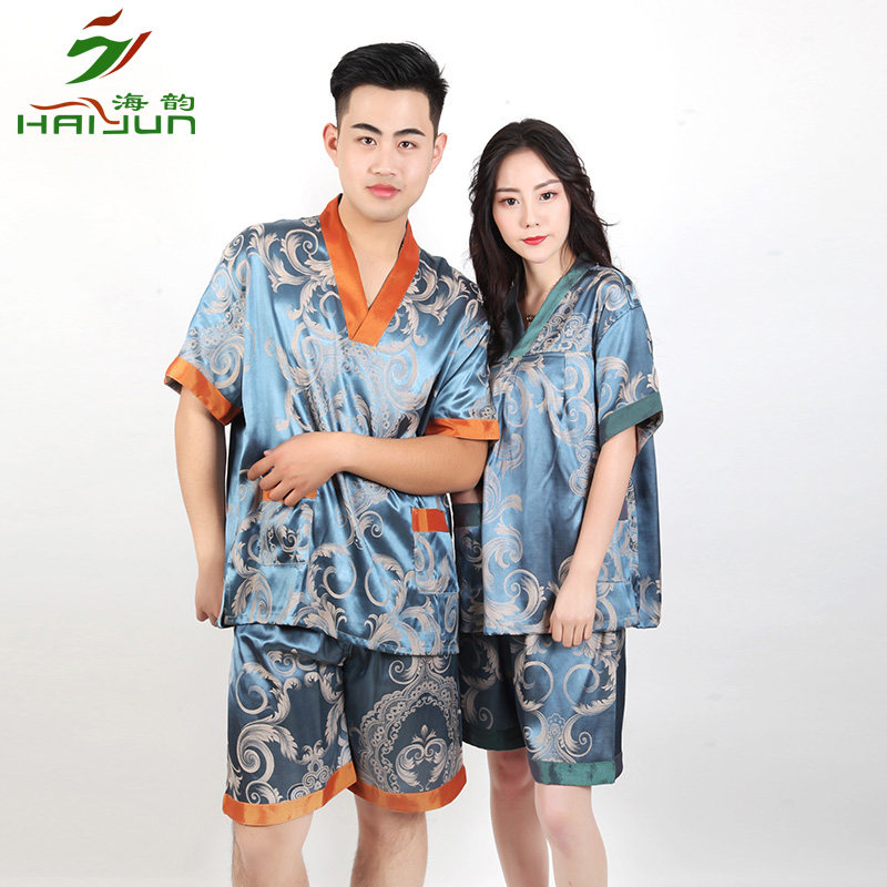 汗新款光之韵女性感丝绵情侣桑拿服男足道养生大码加肥睡衣家居服,居家布艺,汗蒸服,淘宝优惠券,粉丝福利购,淘宝优惠卷