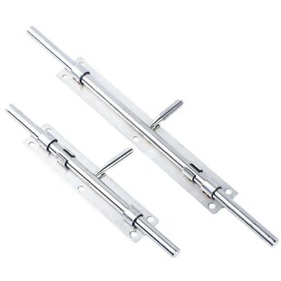 大门天地插销门栓铁门不锈钢加厚落地插销加长门闩焊接明装排销