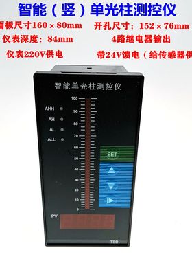 智能单回路测控仪 压力数字显示仪表 4-20MA输入 PT100 C803-01