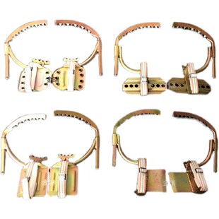 专业通信木杆脚扣爬杆爬树工具木杆实心木杆固定两牙脚扣爬杆铁鞋