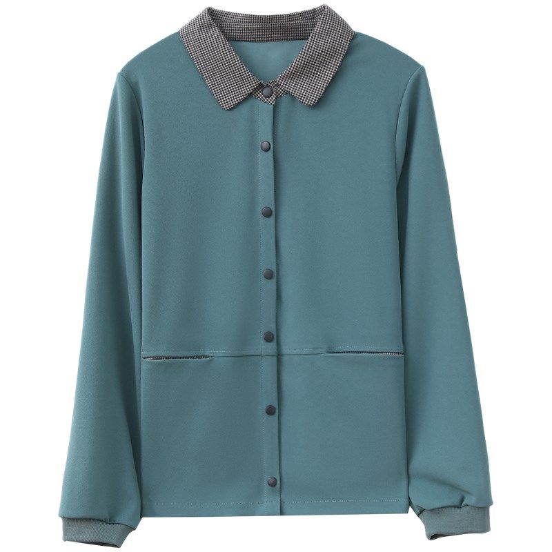 中年妈妈衬衫长袖春秋洋气40岁50短款中老年外套女翻领薄款秋上衣,女装/女士精品,中老年女装,淘宝优惠券,粉丝福利购,淘宝优惠卷