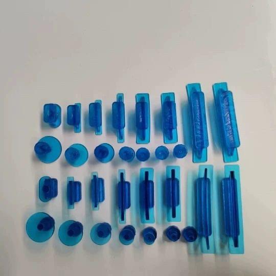 汽车凹陷拉拔片修复车身冰雹坑修复无痕修复拉拔片粘片全套工具