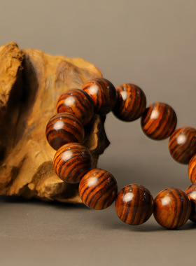 枫博士海南18mm黄花梨紫油手串