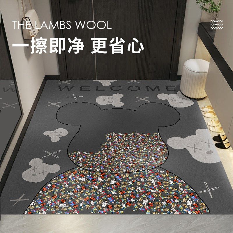 入户门地垫进门垫玄关门口pvc可擦免洗防滑加厚耐脏脚垫门外地毯,居家布艺,入户地垫,淘宝优惠券,粉丝福利购,淘宝优惠卷