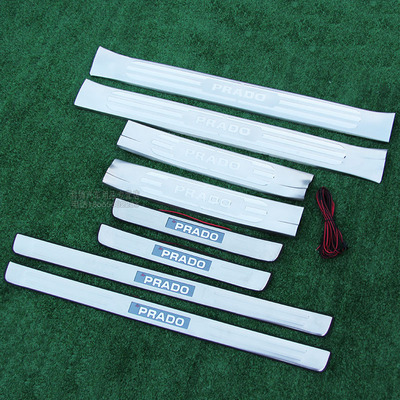 03-09款普拉多迎宾踏板 老霸道踏板亮条 门槛条 FJ120改装06