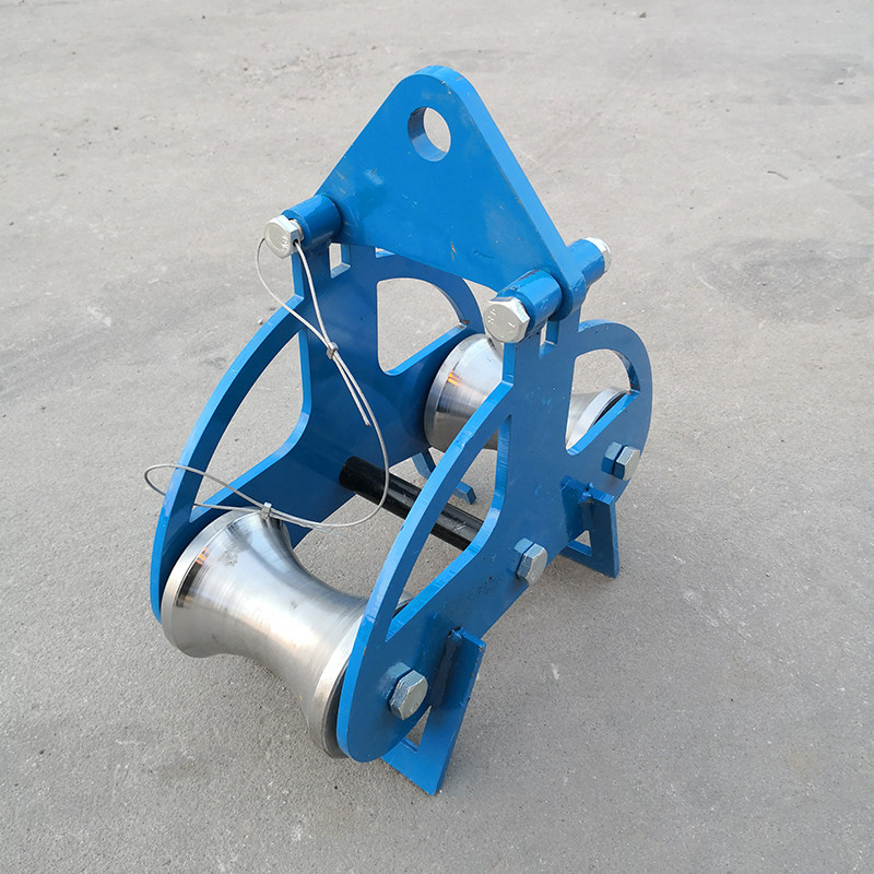 管口钢轮重型滑车拉电缆放线吊轮滑轮直跑三联转角尼龙轮井口保护,五金/工具,滑轮,淘宝优惠券,粉丝福利购,淘宝优惠卷